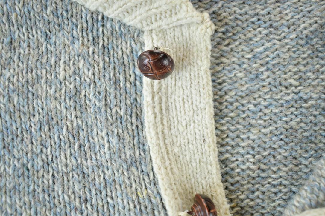 Vintage 1990s Peconic Bay 100% Wool Knit Sweater