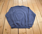 Vintage 1990s Happy Holidays Christmas Lee Heavyweight Crewneck Sweatshirt Made In USA