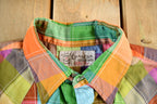 Vintage 1970s Caravan Western Pearl Snap Shirt Men's Large