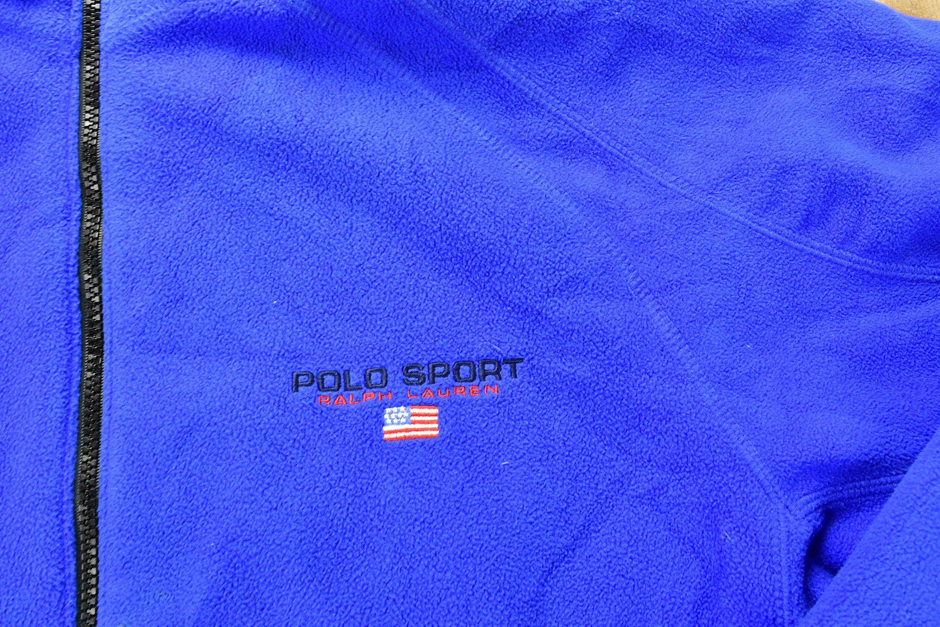 Vintage 1990s Polo Sport Ralph Lauren Reversible Windbreaker Jacket