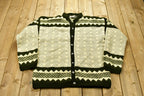 Vintage 1970s Peril Design 100% Wool Knitted Sweater