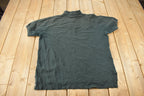 Vintage 1990s Polo By Ralph Lauren Small Pony Black Polo Shirt