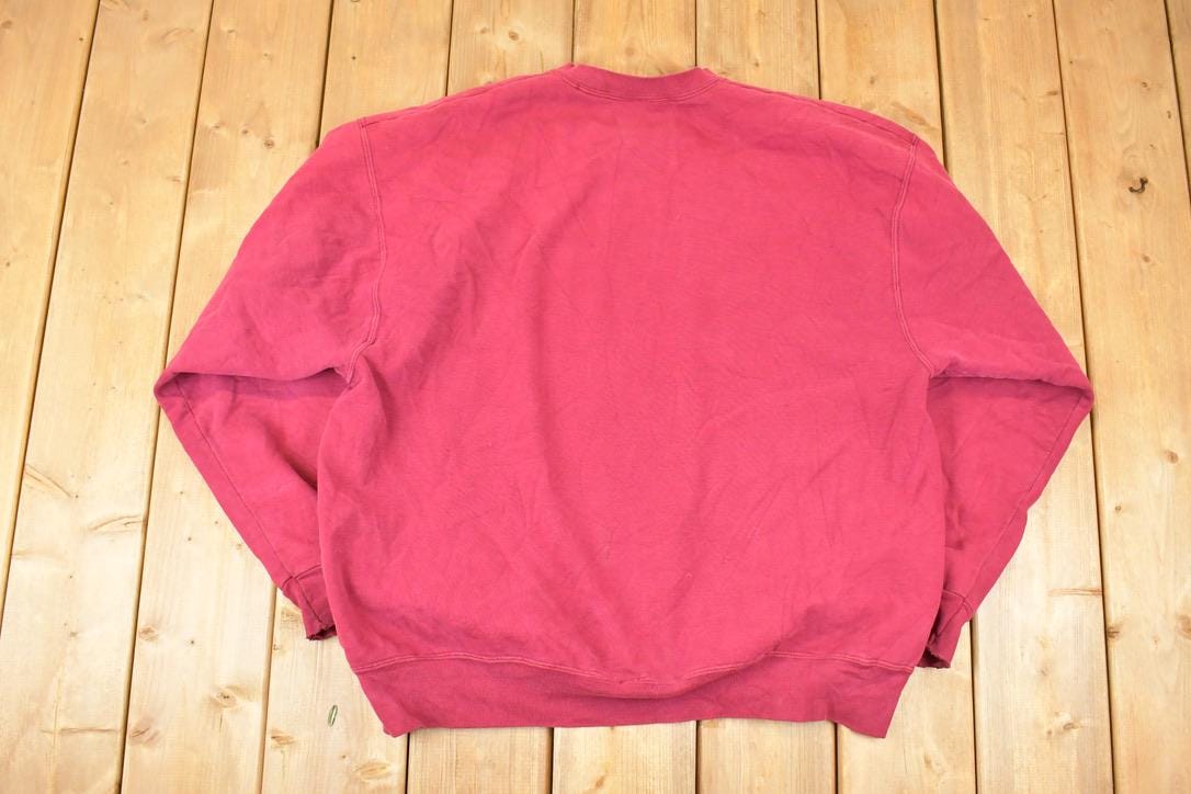 Vintage 1990s Body Equipment Graphic Print Crew Neck Sweatshirt Men's L