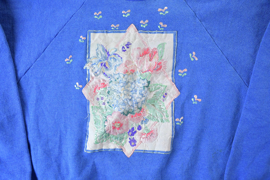 Vintage 1990s Floral Crewneck