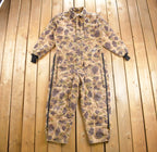 Vintage 1970s Saf T Bak Insulated Duck Camo Coveralls