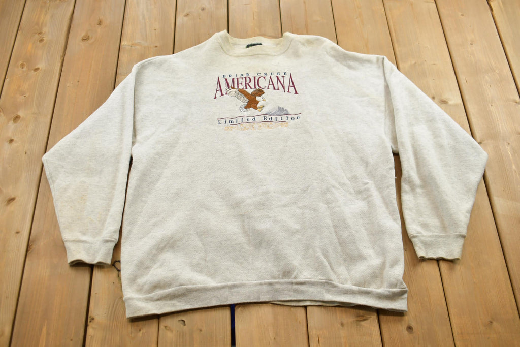 Vintage 1990s Briar Creek Americana Souvenir Crewneck Sweatshirt
