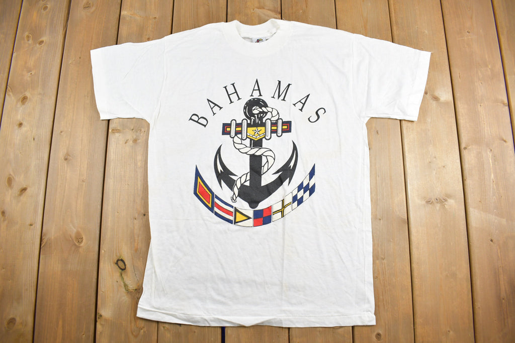 Vintage 1990s Bahamas Souvenir T Shirt Streetwear Vacation Tee