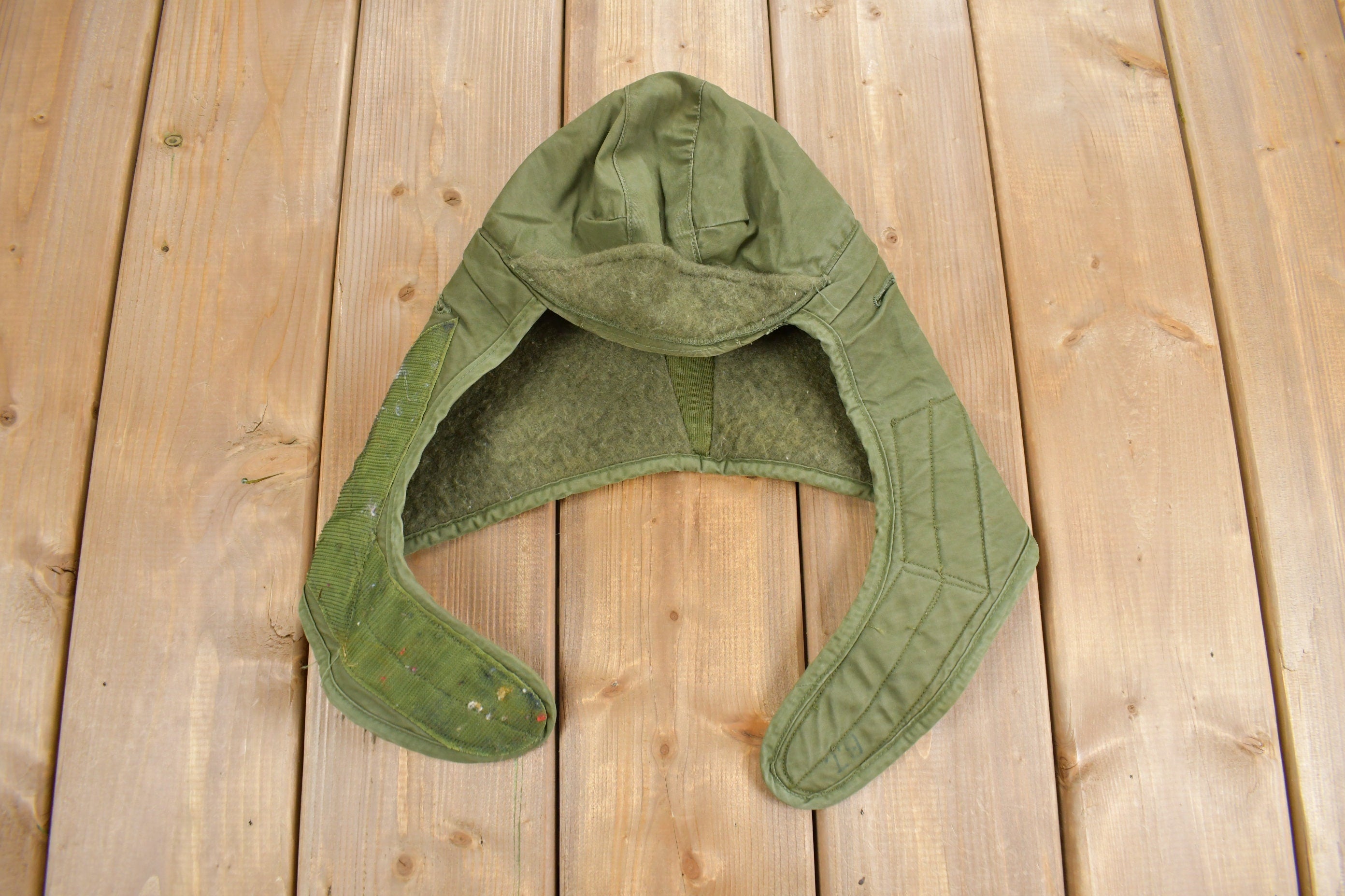 Vintage 1967 Military Insulated Helmet Liner Cap Size 7 1