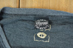 Women Vintage Fracomina Y2K Dragon Eye London T-Shirt / Vigoss Grunge Skull Print / Contrast Stitch / Internet Famous Clothing / Over Dyed