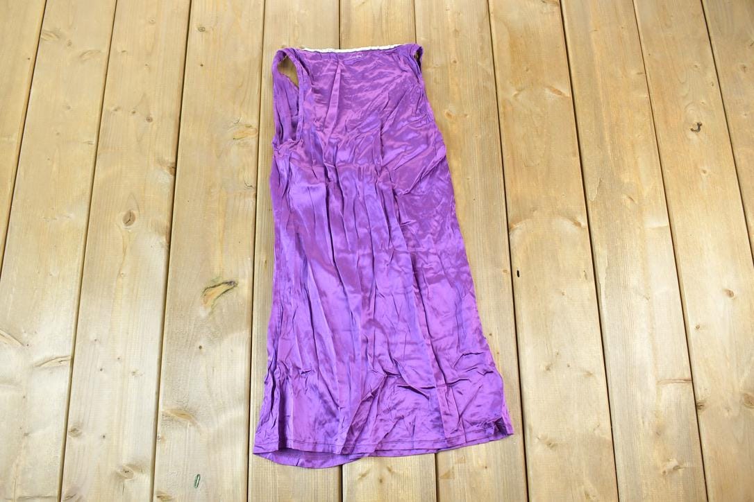 Vintage Y2K Vigos Purple Bedazzled Mini Dress