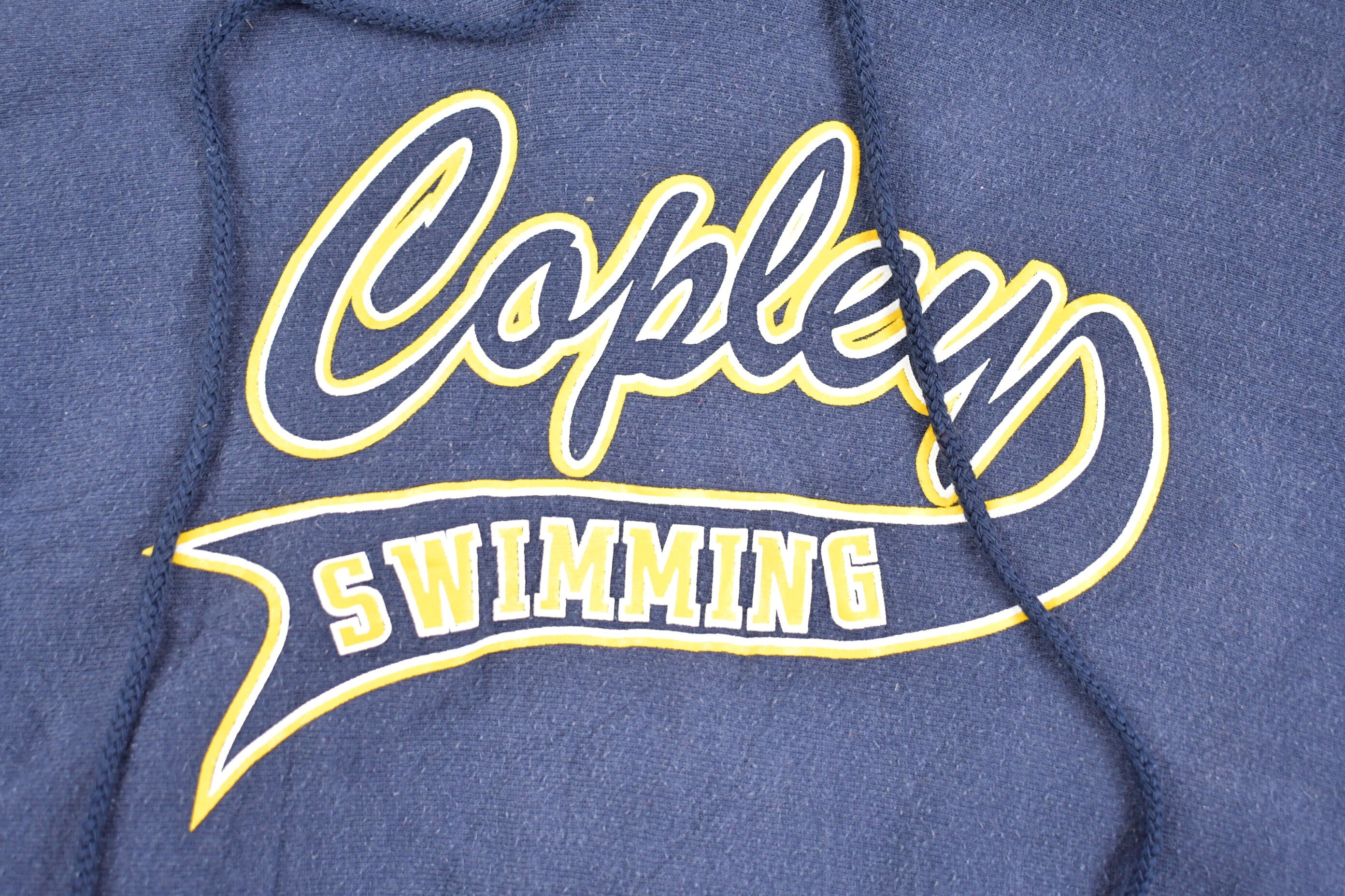Vintage 1990s Copley Swimming Graphic Hoodie