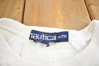 Vintage 1990s Nautica Embroidered Blank Crewneck Sweatshirt