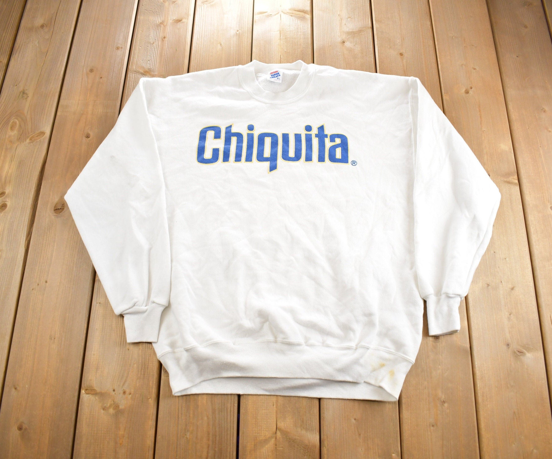 Vintage 1990s Chiquita Bananas Crewneck Sweatshirt Made In USA