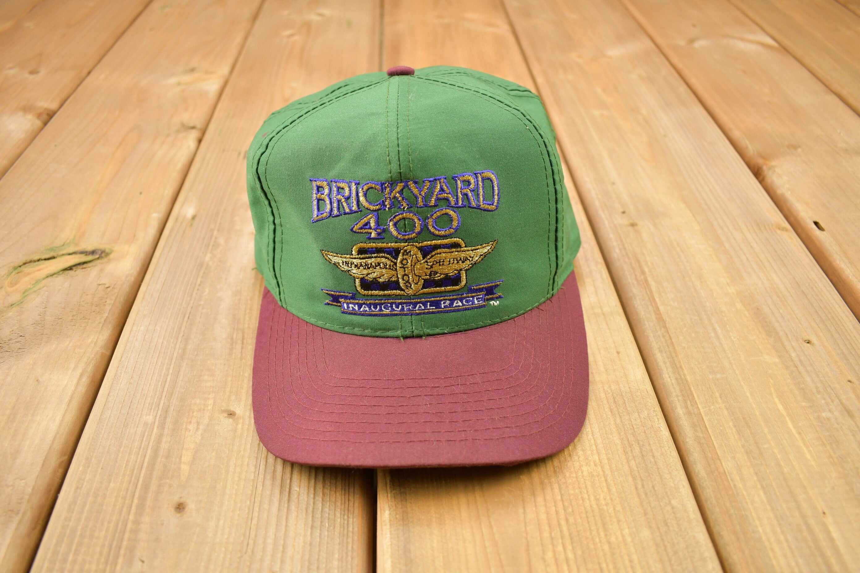 Vintage 1994 Brickyard 400 Inaugural Race Snap Back Hat