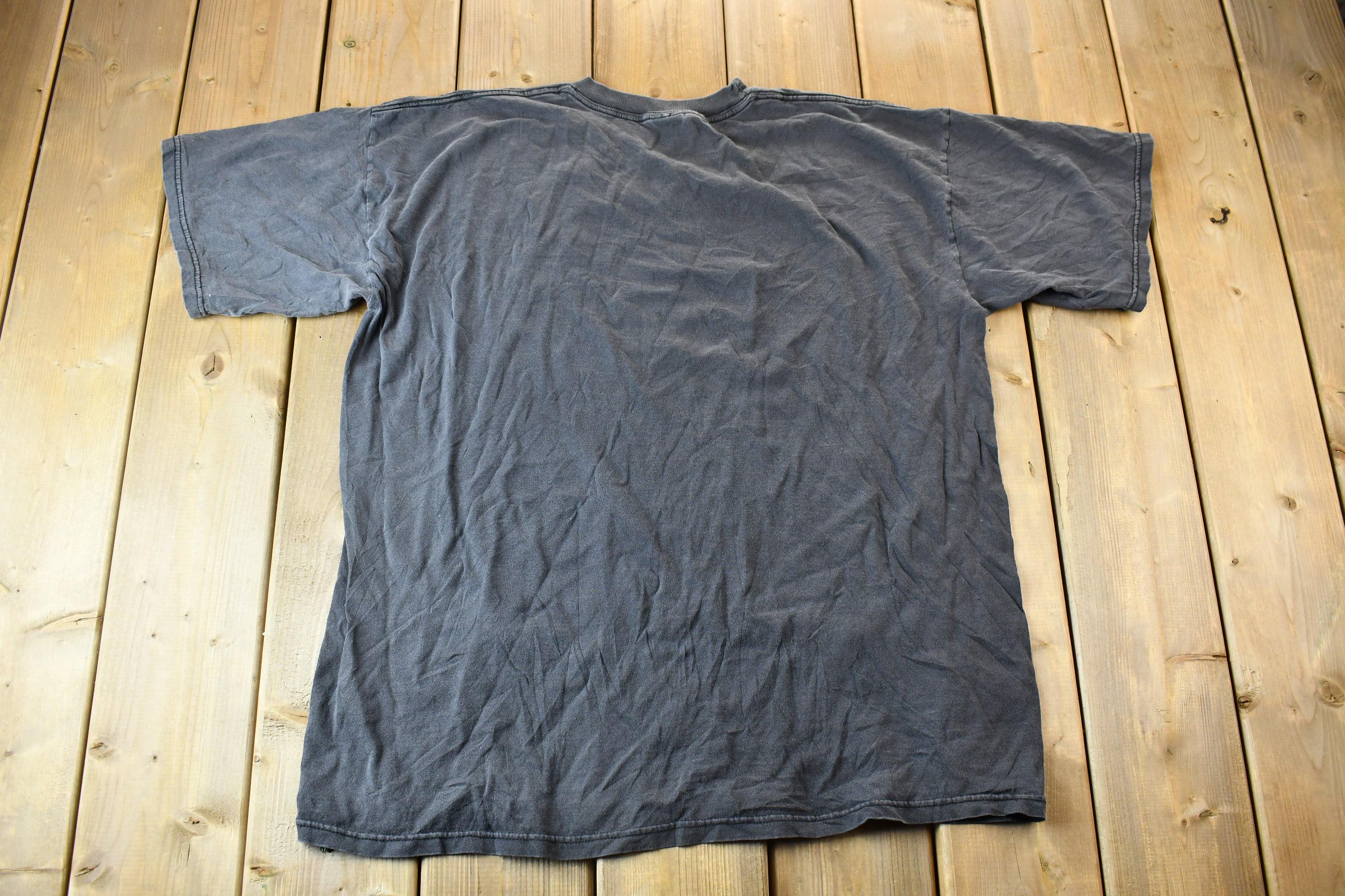 Vintage 1998 WCW Bill Goldberg Fear the Spear Wrestling Graphic T-Shirt