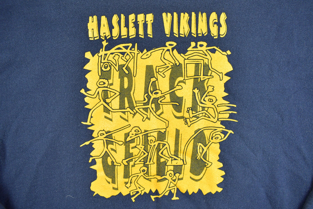 Vintage 1990s Haslett Vikings High School Collegiate Crewneck