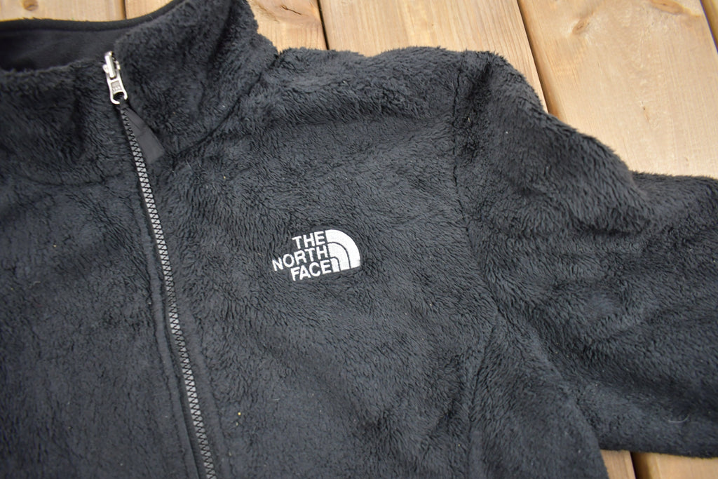 Vintage 1990s The North Face Fleece Full Zip Sweater  Women's  Embroidered  Streetwear  Athleisure  Outdoorsman