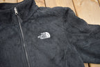 Vintage 1990s The North Face Fleece Full Zip Sweater  Women's  Embroidered  Streetwear  Athleisure  Outdoorsman