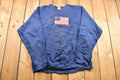Vintage 1990s American Flag Crewneck Sweatshirt