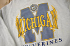 Vintage 1990s University Of Michigan Wolverines Collegiate Crewneck Made In USA