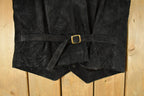 Vintage 1990s Roots Leather Suede Vest Men's Medium