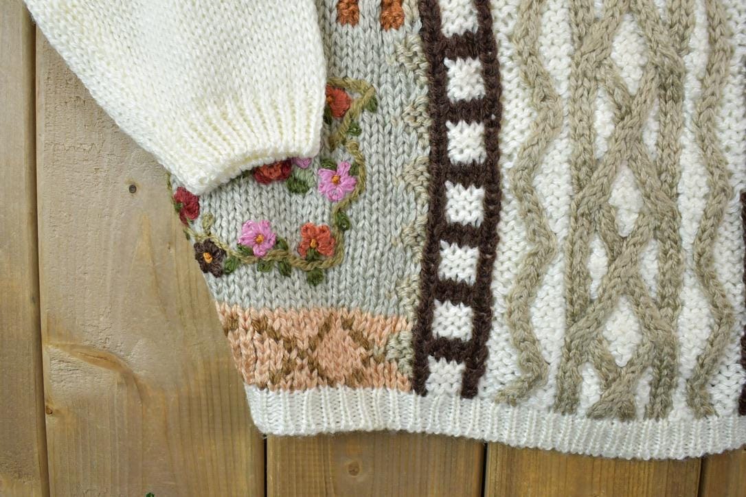 Vintage 1990s Plus Prefered Knit Crewneck Sweater
