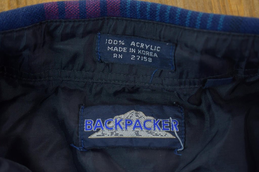 Vintage 1990s BackPackers Souvenir Plaid T-Shirt