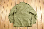 Vintage 1967 Military Army Sateen Field Jacket