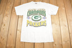 Vintage 1997 Green Bay Packers NFL NFC Champions Graphic T-Shirt