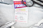 Vintage 1990s Locker Shop Activewear Patterned Graphic Turtleneck Zip Sweatshirt / Made In Canada / 90s Crewneck / Canadian Vintage