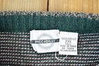 Vintage 1990s Piccadilly Knit Abstract Pattern Crewneck Sweater Made In