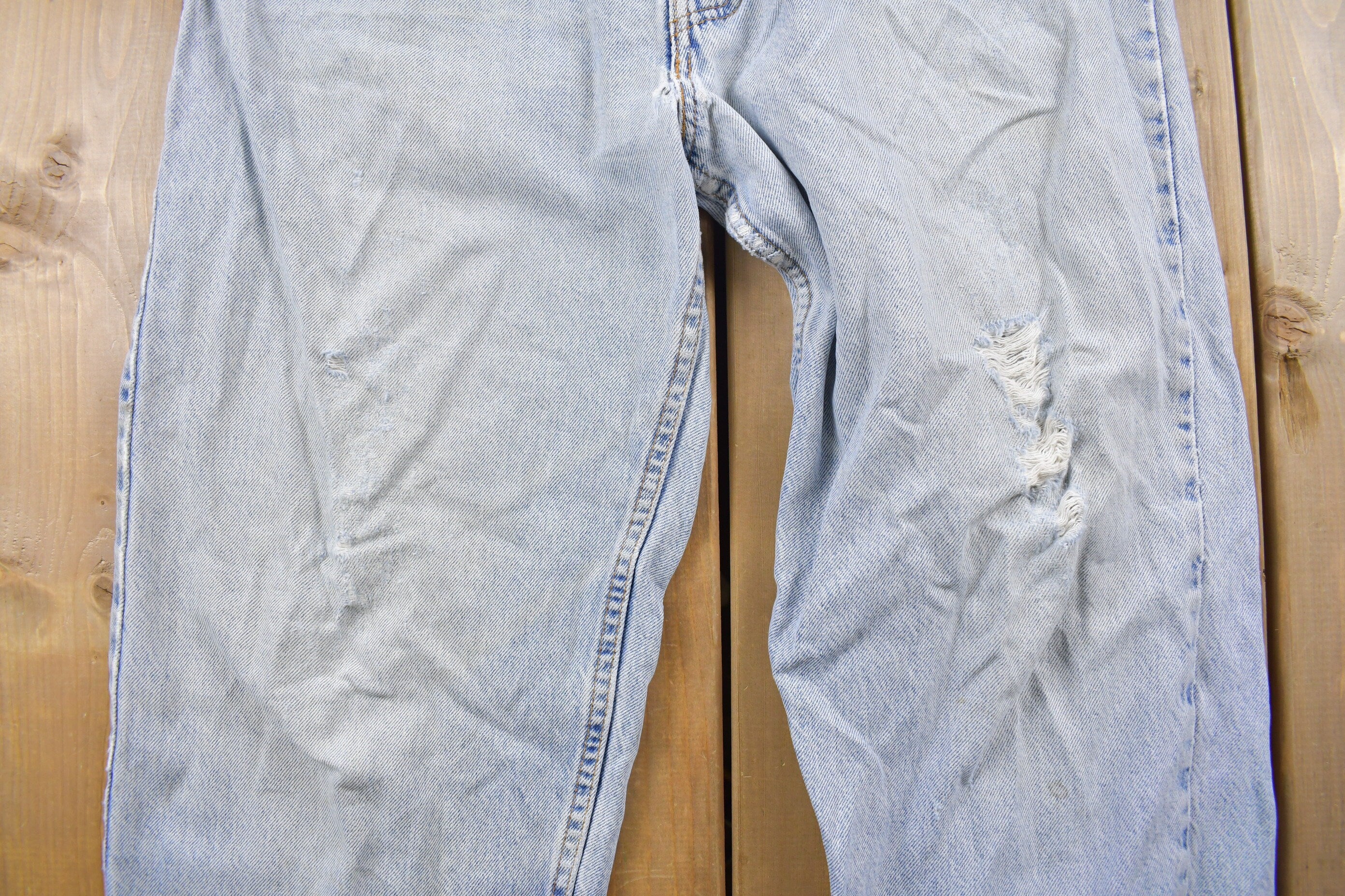 Vintage 1990s Levi's 560 Orange Tab Jeans Size 34 x 33