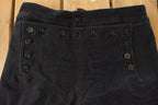 Vintage 1940s US Navy Bell Bottom Pants, Men's 28x28, Laced Fly