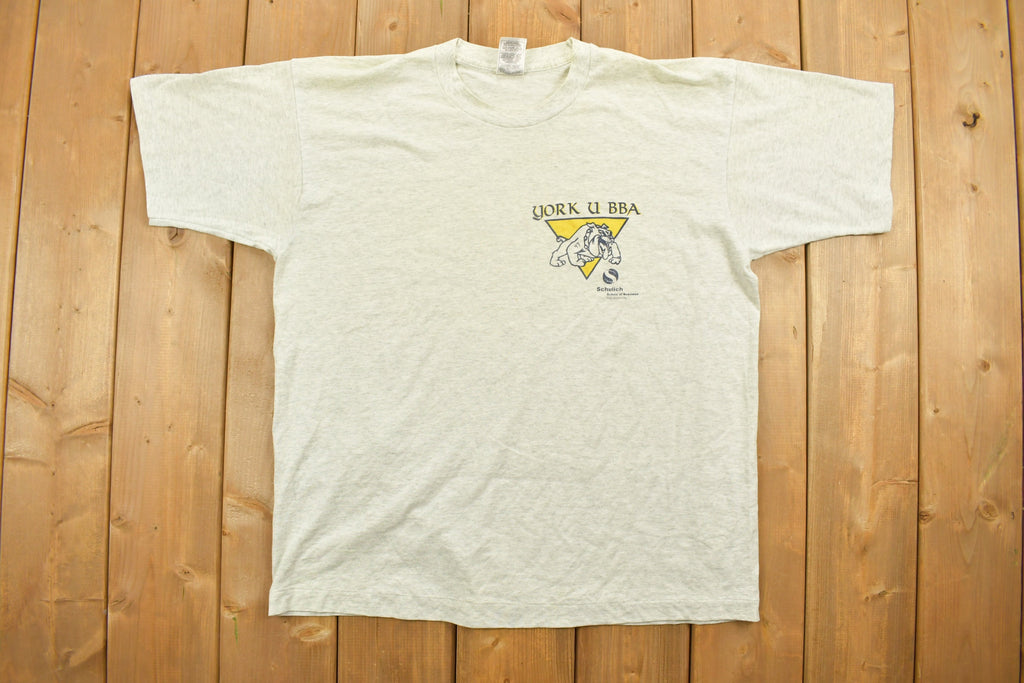 Vintage 1990s York U BBA University Collegiate T-Shirt
