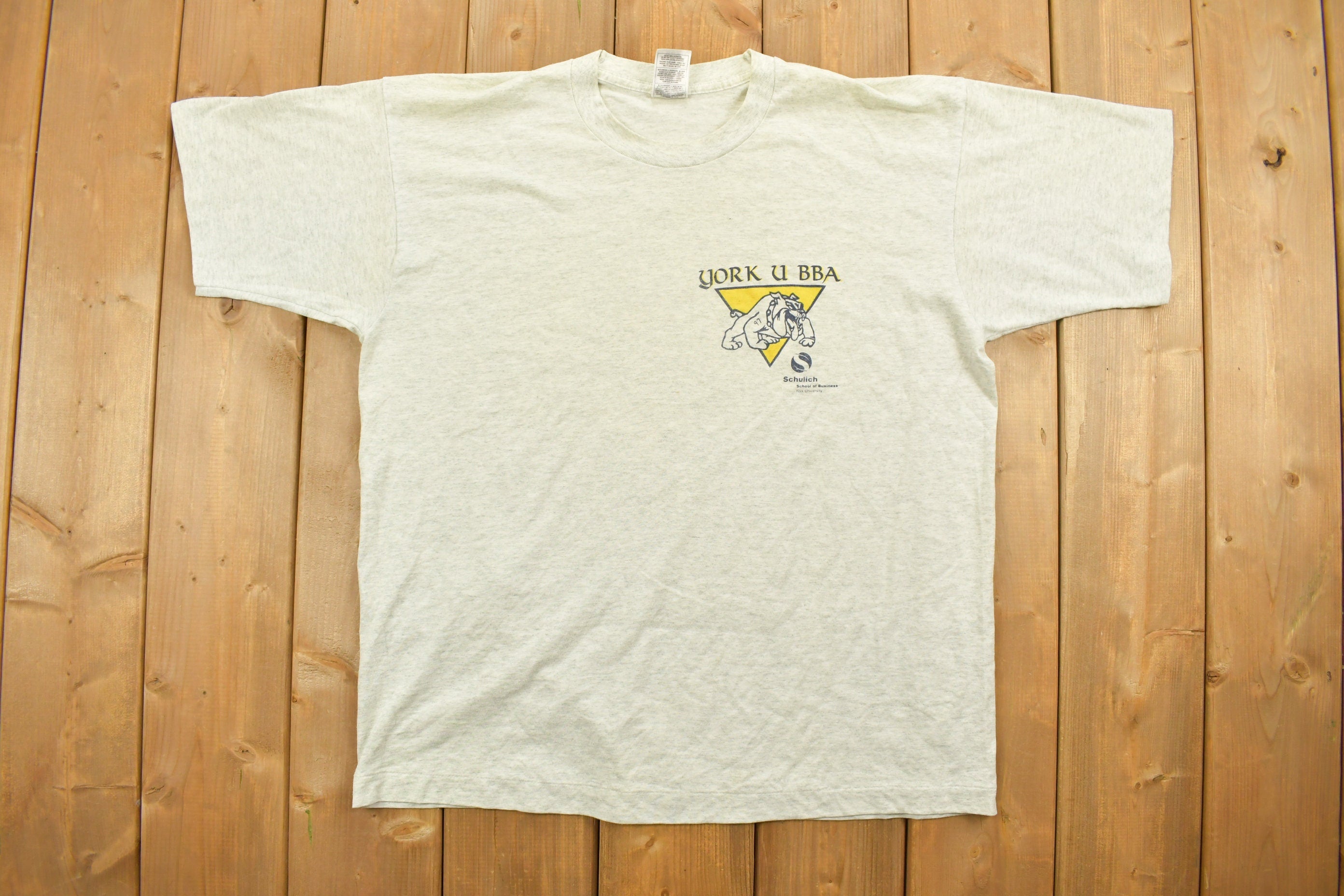 Vintage 1990s York U BBA University Collegiate T-Shirt