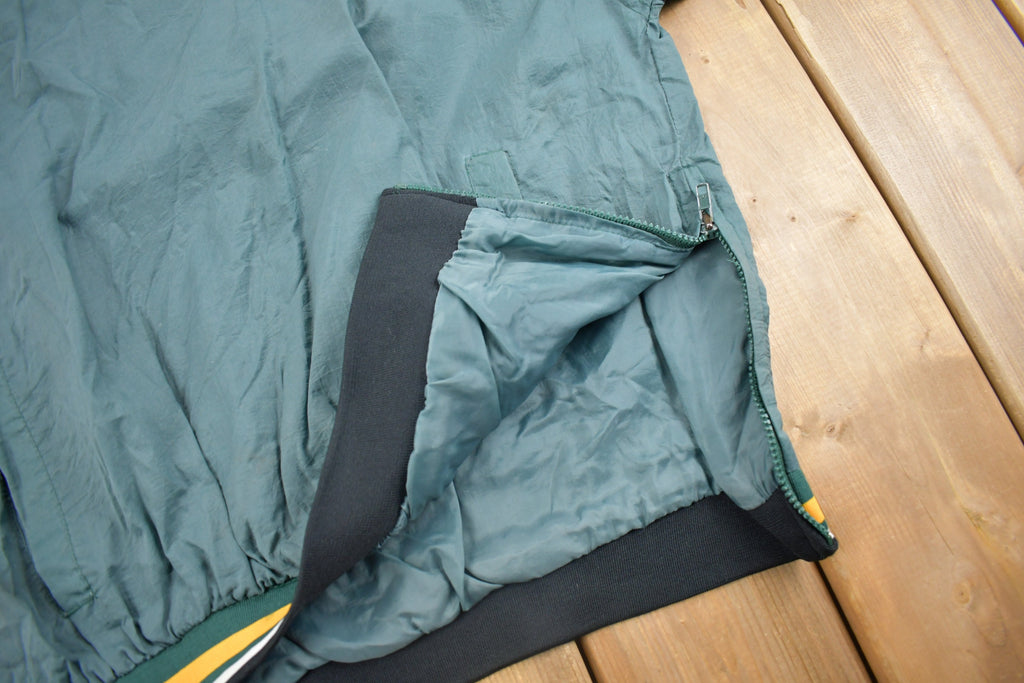Vintage 1990s Green Bay Packers NFL Logo 7 Windbreaker Jacket