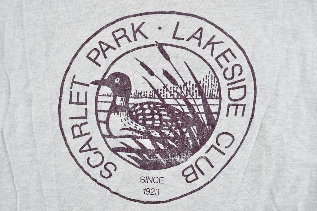 Vintage 1990s Scarlet Park Lakeside Club Duck Theme Graphic T-Shirt