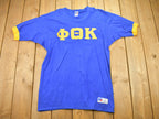 Vintage 1980s Russell Athletics Varsity Style Ringer T Shirt