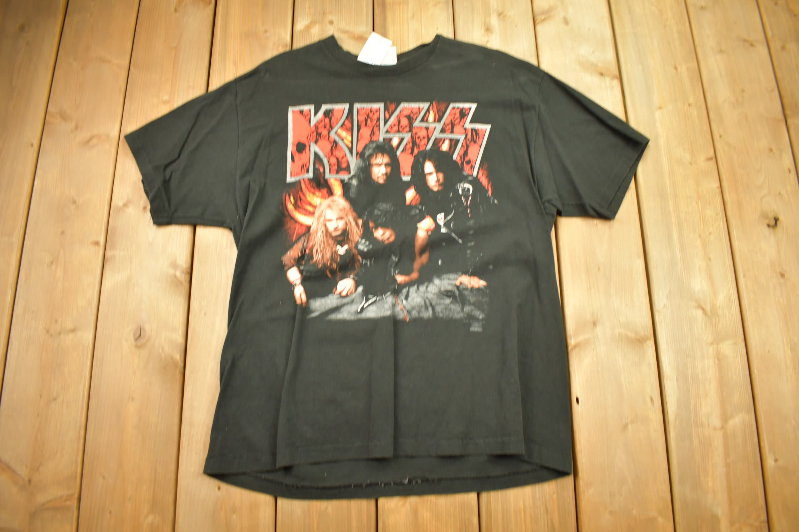 Vintage 1992 KISS Revenge Album Promo Band T Shirt
