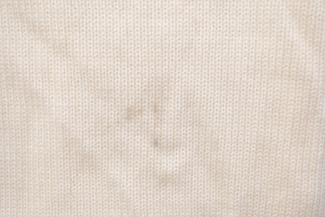 Vintage 1990s Cascade Knitted White Cardigan Sweater
