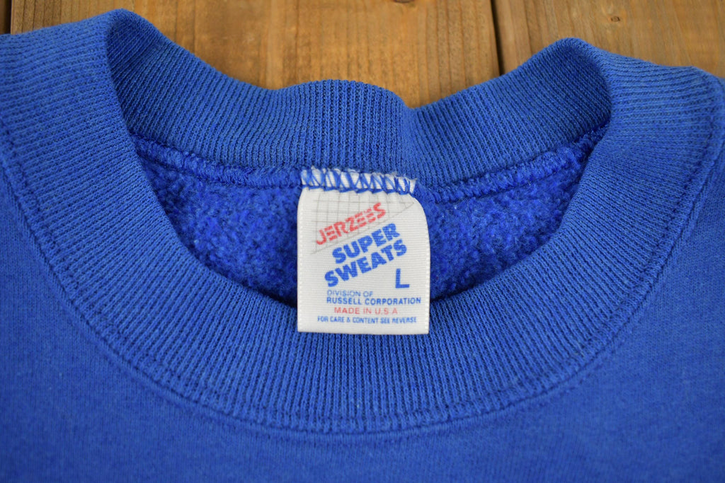 Vintage 1990s Jerzees Supersweats Crewneck Sweatshirt Made In USA
