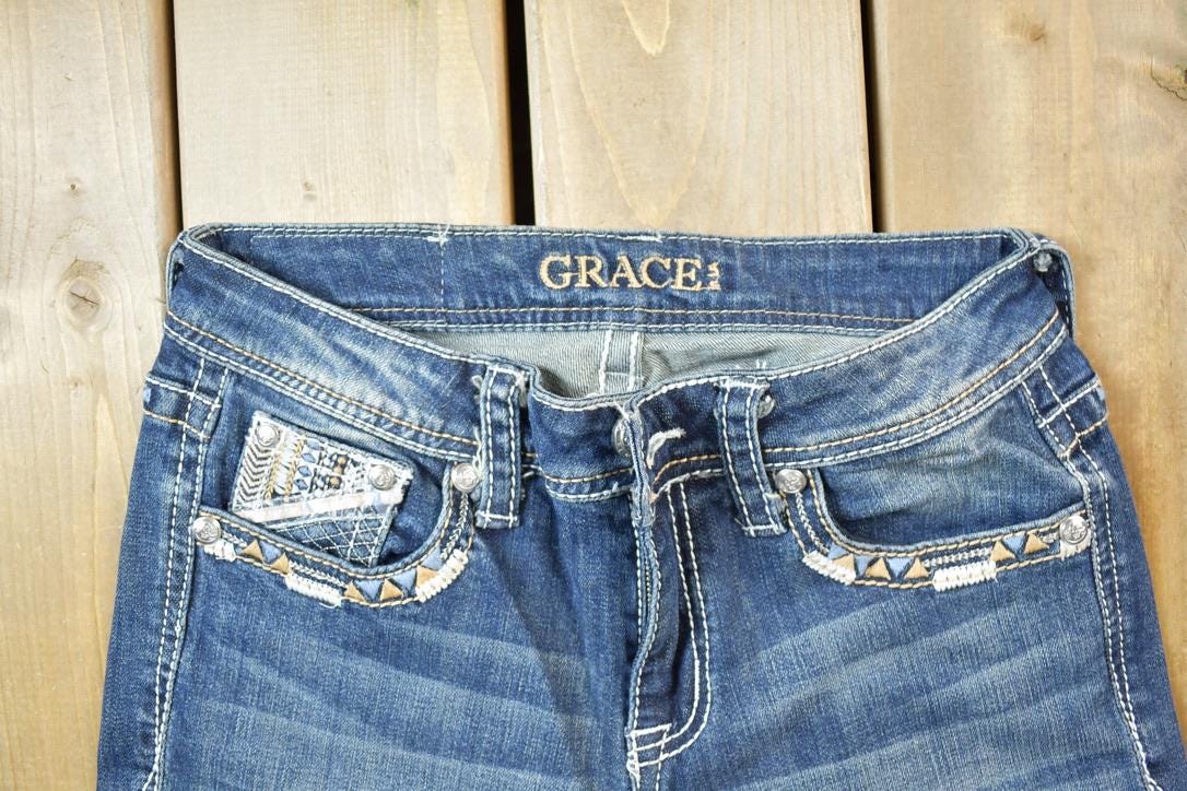 Vintage 1990s Grace Denim Jeans Size 28 x 33