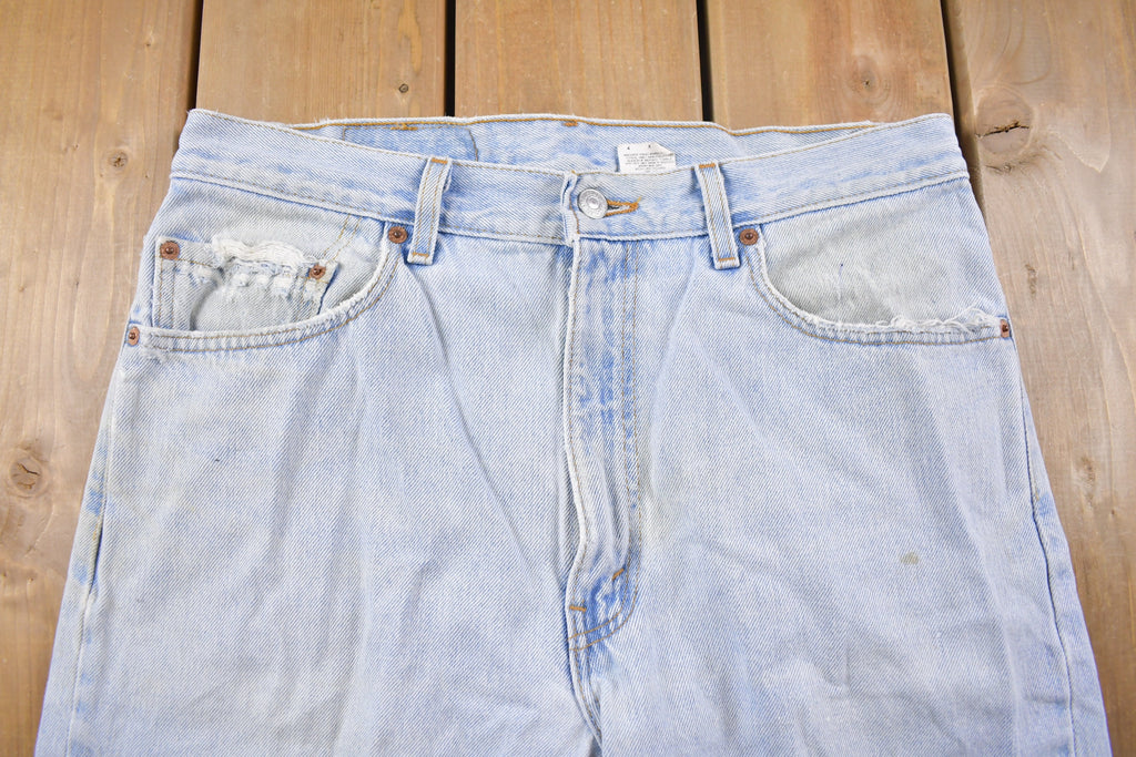 Vintage 1990s Levi's 505 Red Tab Jeans Size 32 x 31