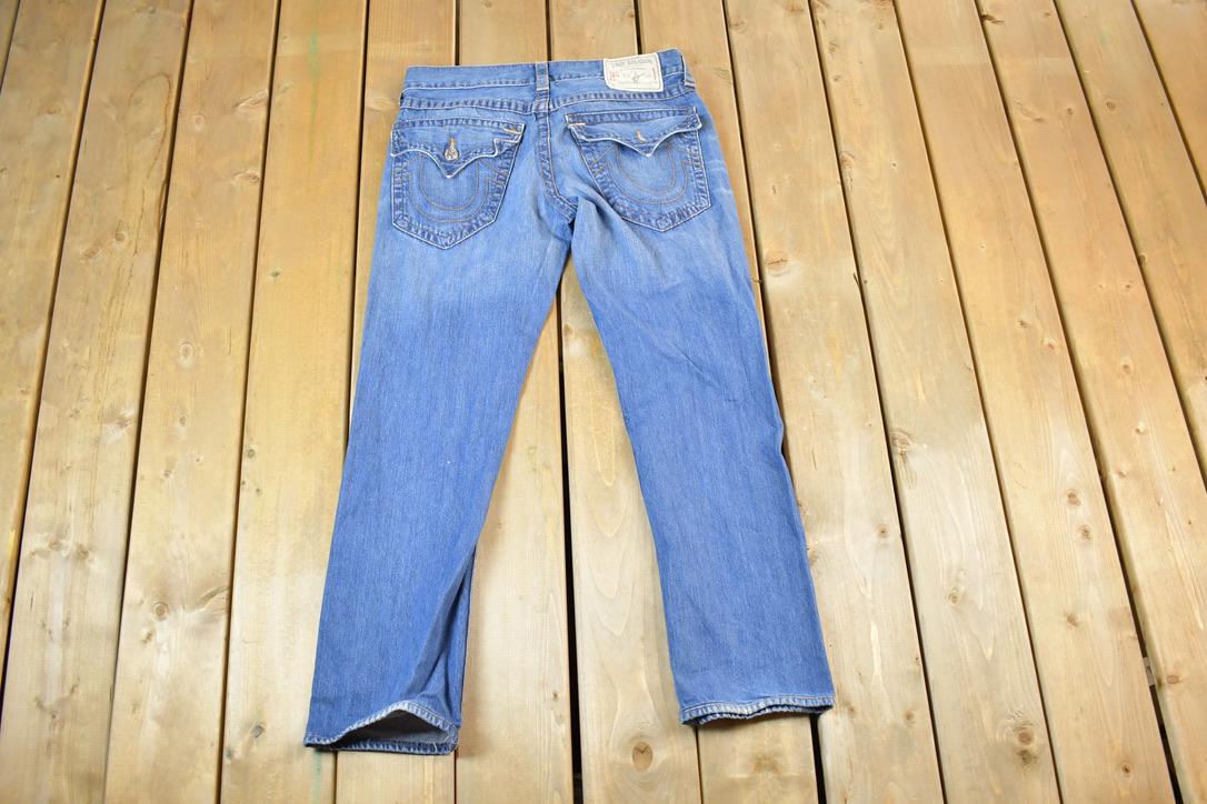 Vintage Y2K True Religion Denim Jeans Size 34 x 28