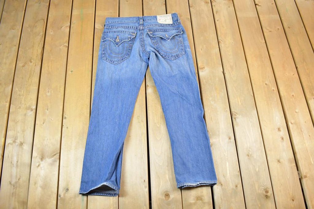 Vintage Y2K True Religion Denim Jeans Size 34 x 28 / Vintage Denim / Vintage Levis / Made In USA / Retro Jeans