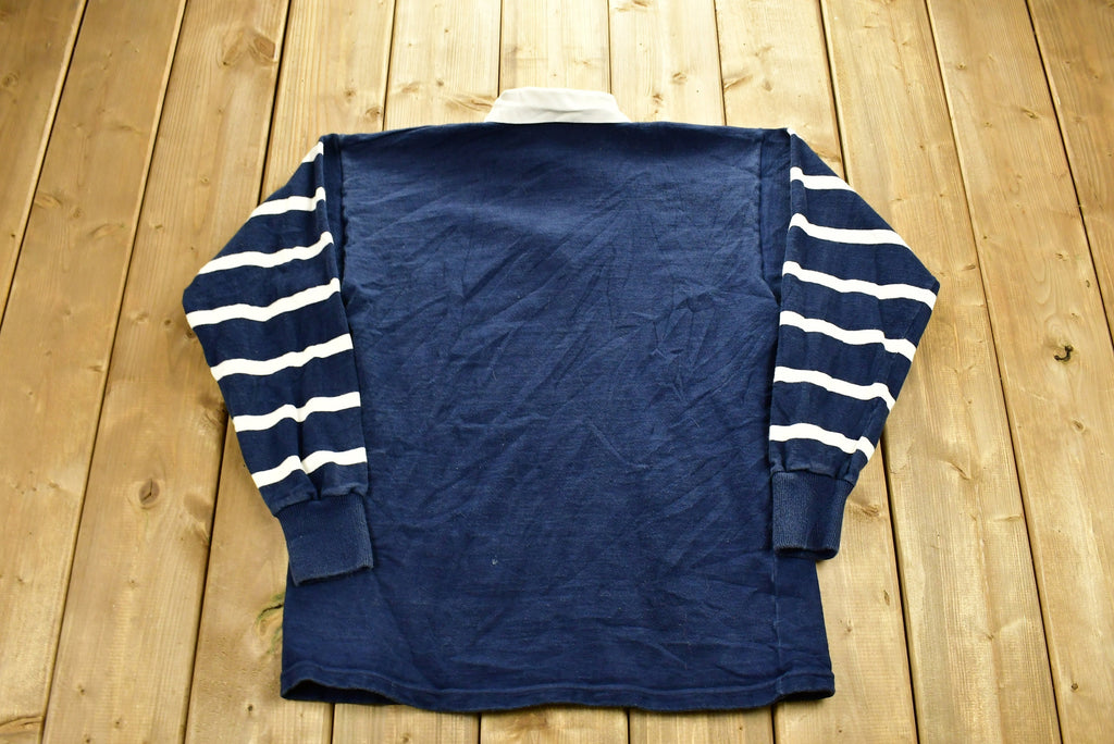 Vintage 1990's University of Penn State Collegiate Polo Sweater  Embroidered  NCAA Sweatshirt  Sportswear  Made In USA