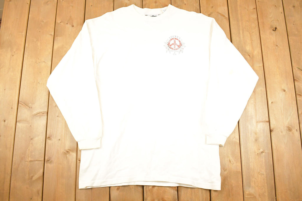 Vintage 1990s Lucky's Brewery Santa Souvenir Travel T-Shirt Men's XL