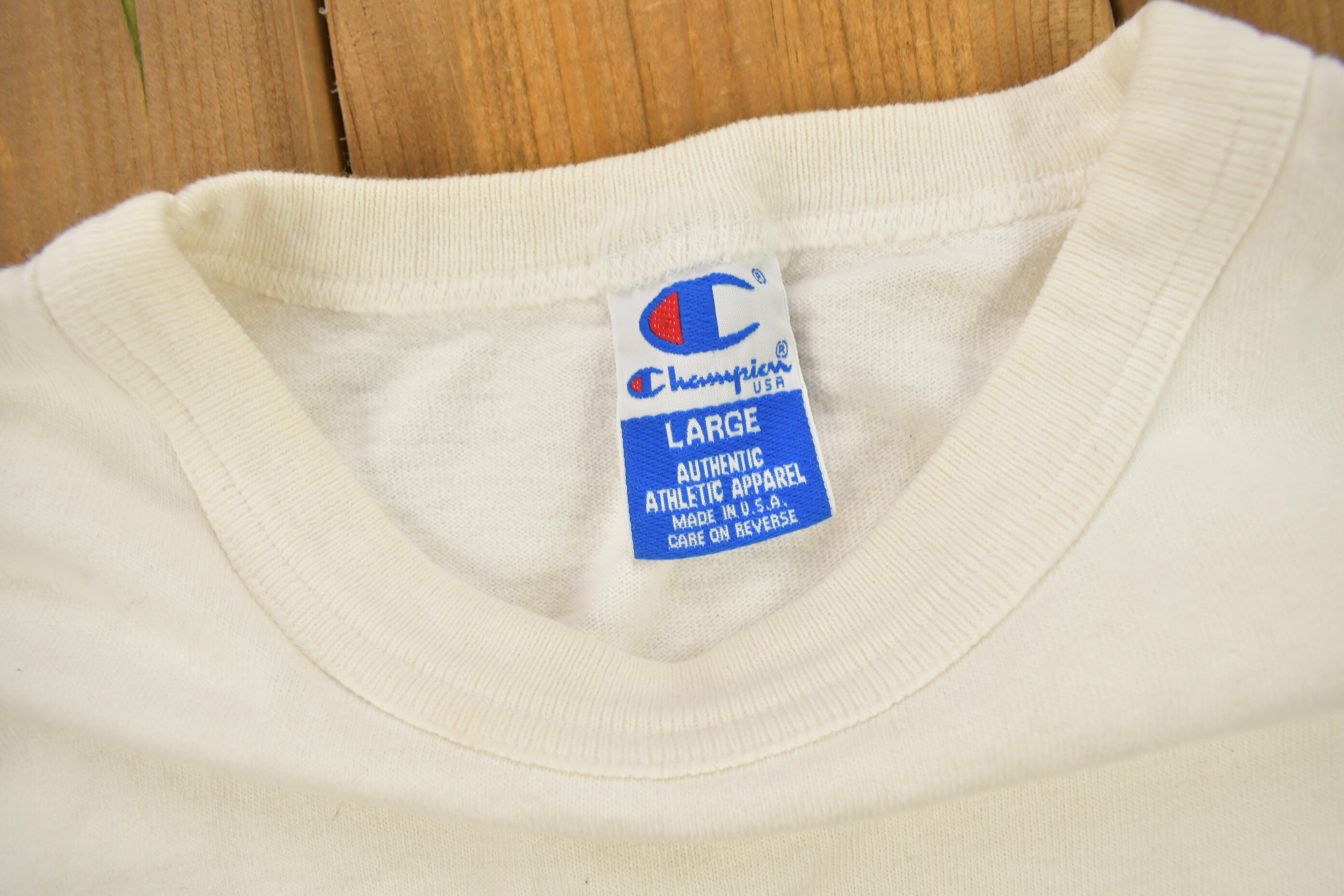 Vintage 1990s Boardman Pride Collegiate Crop Top Champion T-Shirt