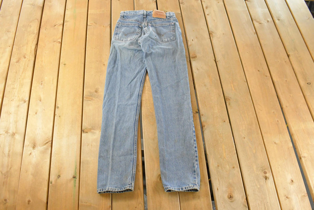 Vintage 1990s Levi's Denim Jeans Women's 26 x 34 / Original Fit / 90s Levi's / Distressed Sun Faded Jeans