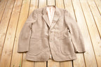 Vintage 1980s 100% Wool Blazer Jacket Size M-L